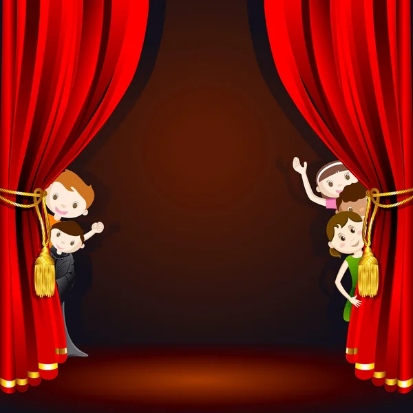 depositphotos 6990355 stock illustration kids on stage