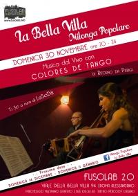 La Bella Villa – Milonga Popolare - 30 novembre 2014