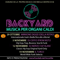 Backyard 29ott-19nov