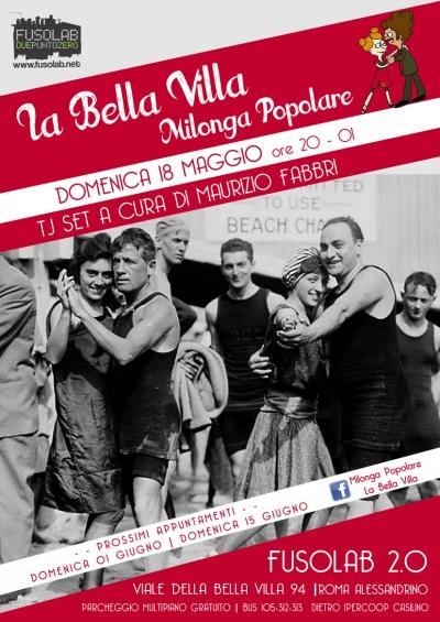 La Bella Villa – Milonga Popolare - 18 Maggio