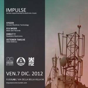 Stato Elettrico presenta IMPULSE - Ven 7 Dicembre