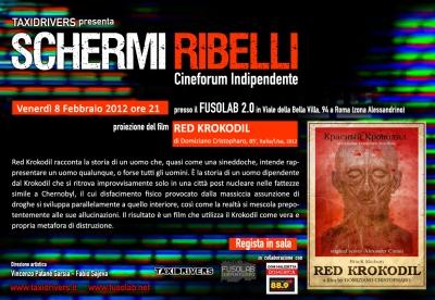 Proiezione RED KROKODIL di Domiziano Cristopharo - Venerdì 8 Febbraio