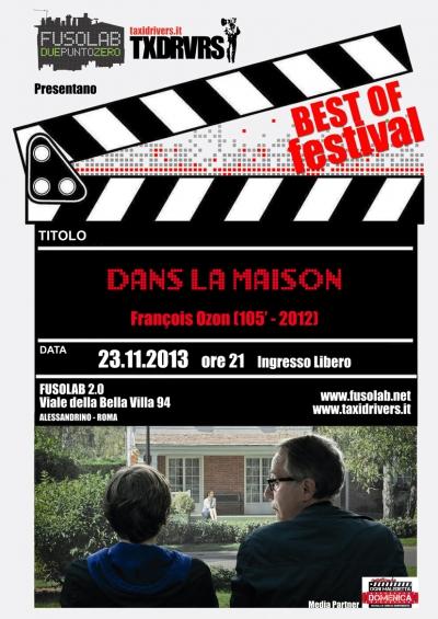 Proiezione “Dans la maison”