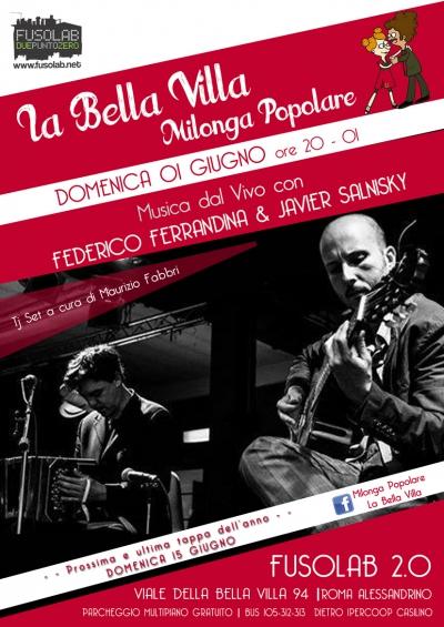 La Bella Villa – Milonga Popolare - 1 Giugno