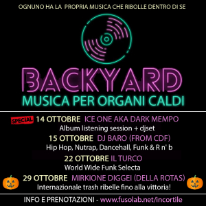 Backyard ottobre